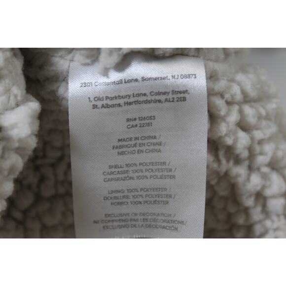 Chicago Bears Sherpa Hoodeez Wearable Blanket Hoodie OS Navy White NFL - Picture 10 of 12